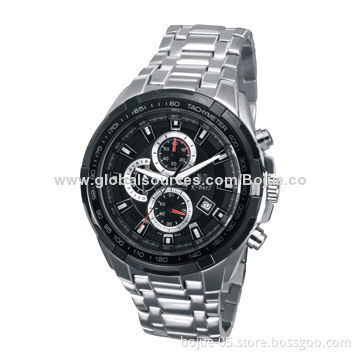 Quality Men's Watch with Stainless Steel Case